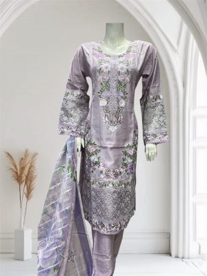 Alternative view of D20 Viscose Salwar Kameez Black