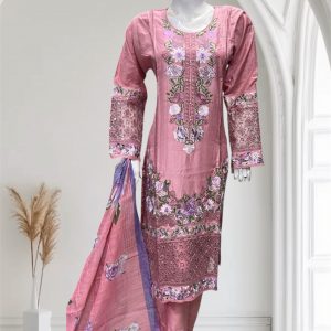 Alternative view of D20 Viscose Salwar Kameez SlateBlue