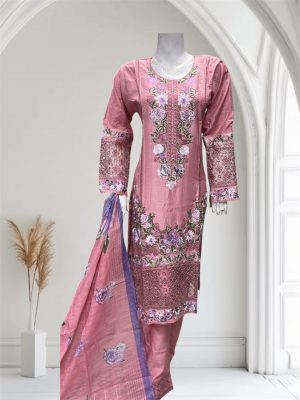 Alternative view of D20 Viscose Salwar Kameez SlateBlue