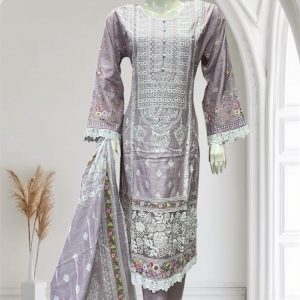 Alternative view of D17 Viscose Salwar Kameez Brown