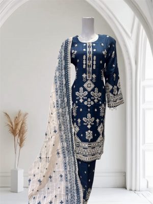 Alternative view of D15 Viscose Plazzo Suits Maroon