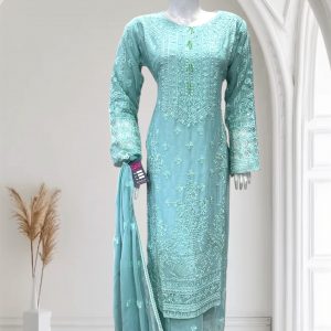 Alternative view of D14 Party Plazzo Suit Grey